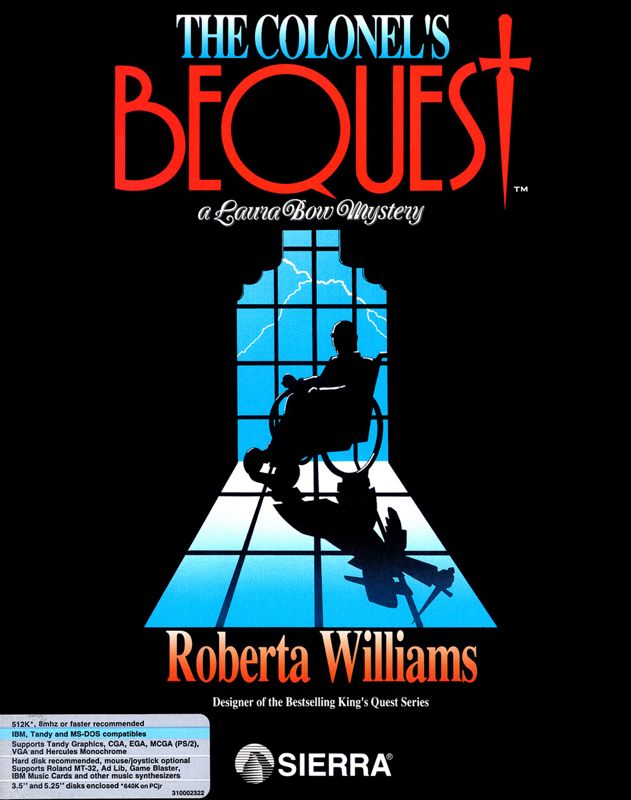 The Colonel's Bequest box art for Amiga